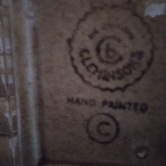 Cleminsons CA Pottery Distelfink Hand Painted Nesting Ashtrays - Picture 5 of 6